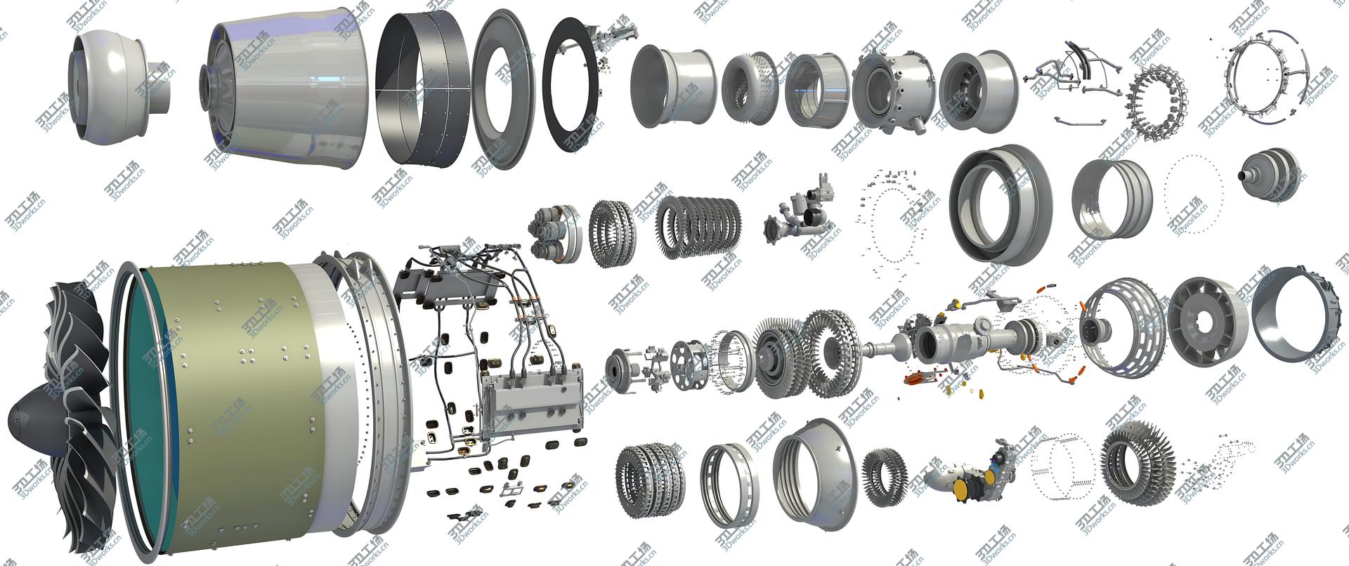 images/goods_img/20210319/3D Full and Cutaway Turbofan Engine/4.jpg